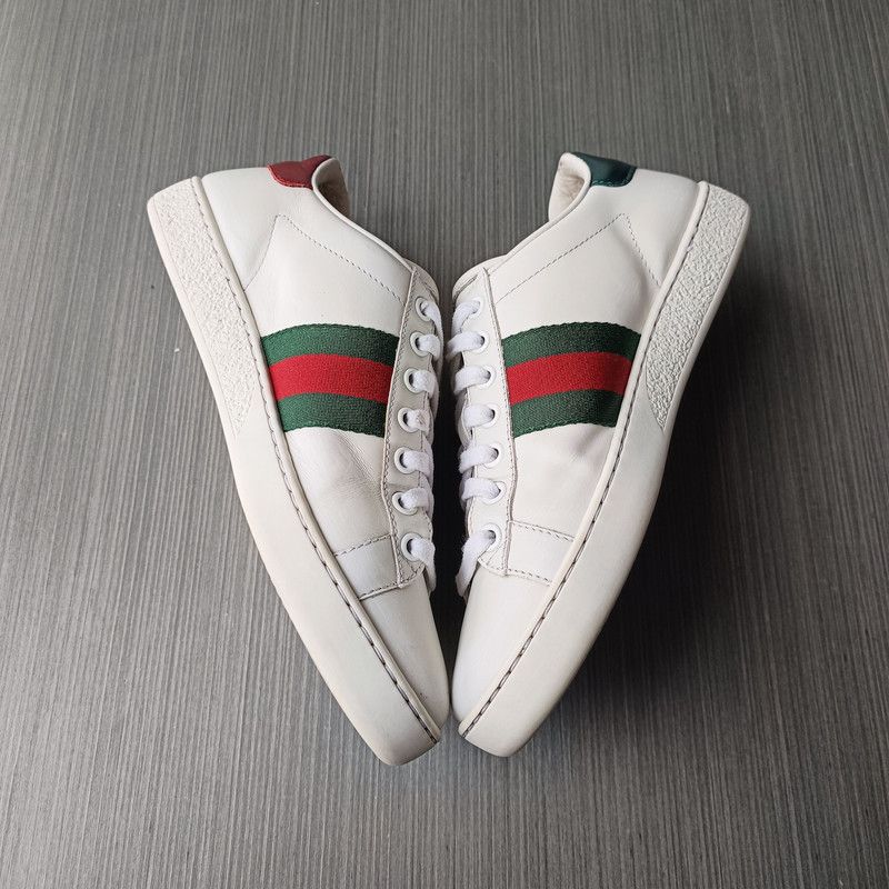 Gucci Gucci Women's Ace 'Three Little Pigs' Sneakers Size US 5.5 / EU 38 - 5 Thumbnail