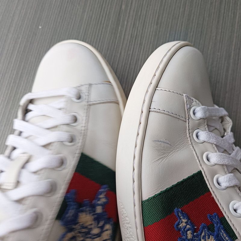 Gucci Gucci Women's Ace 'Three Little Pigs' Sneakers Size US 5.5 / EU 38 - 7 Thumbnail