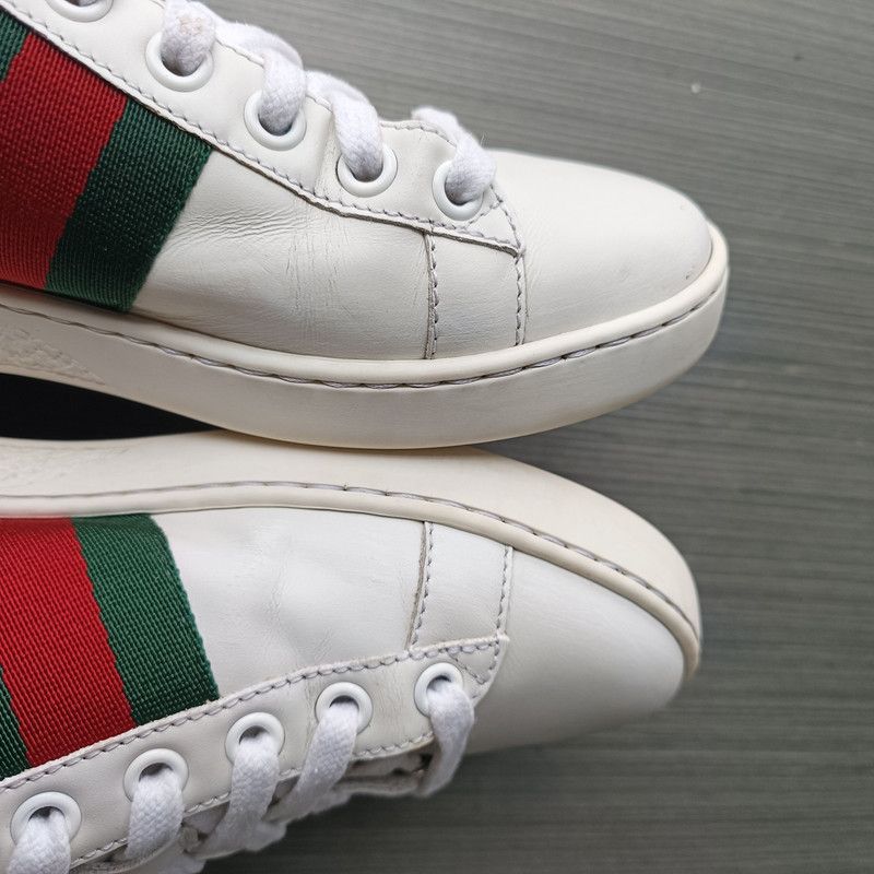 Gucci Gucci Women's Ace 'Three Little Pigs' Sneakers Size US 5.5 / EU 38 - 8 Thumbnail