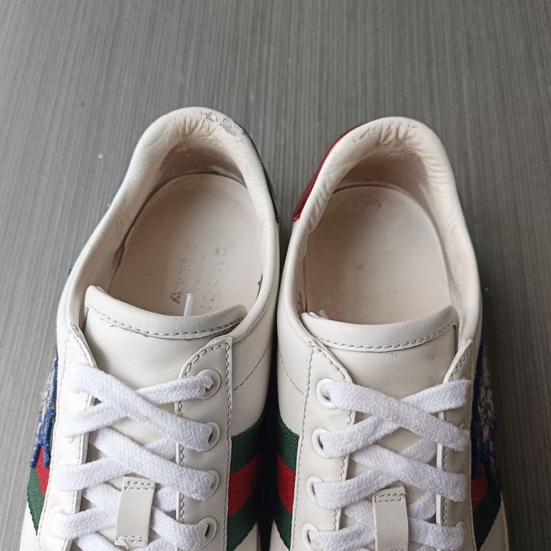 Gucci Gucci Women's Ace 'Three Little Pigs' Sneakers Size US 5.5 / EU 38 - 6 Thumbnail