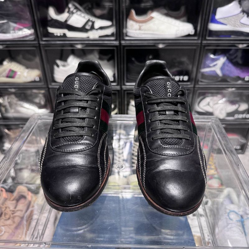 Gucci Gucci Leather Lace-Up Casual Sneakers for Men Size US 7.5 / EU 40-41 - 2 Thumbnail