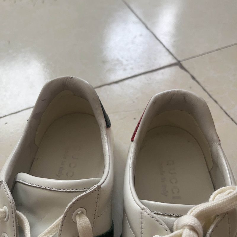Gucci Gucci Ace Leather Sneakers for Men Size US 8 / EU 41 - 6 Thumbnail