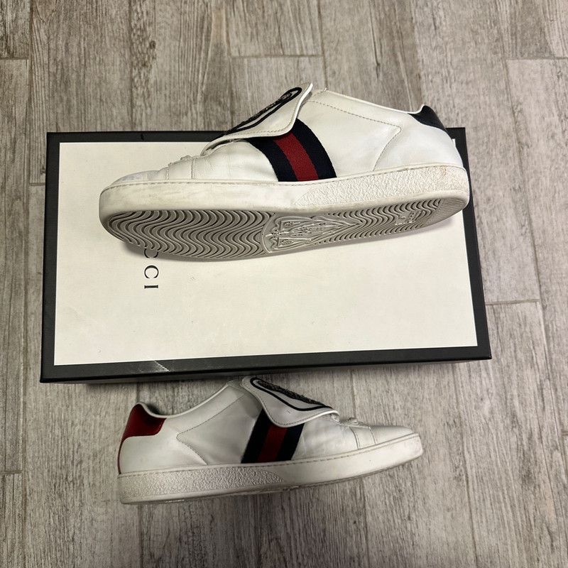 Gucci Gucci Ace Cat Sequin White Sneakers Size US 9.5 / EU 42-43 - 3 Thumbnail