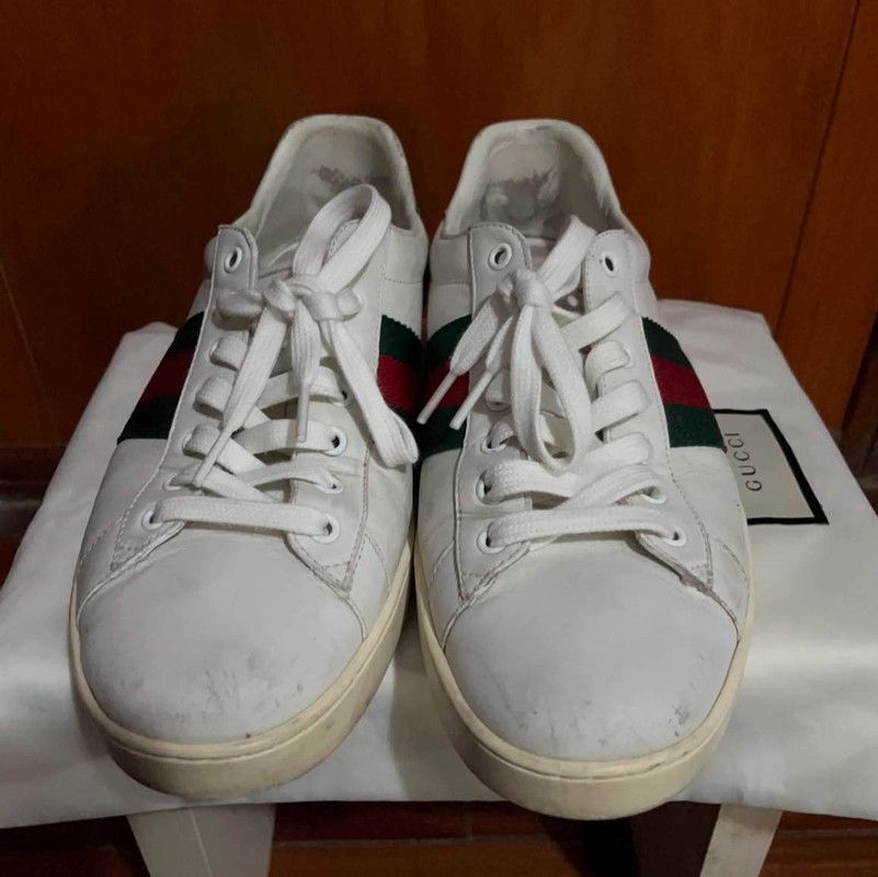 Gucci Gucci Ace Low-Top Fashion Sneakers for Men Size US 9.5 / EU 42-43 - 2 Thumbnail