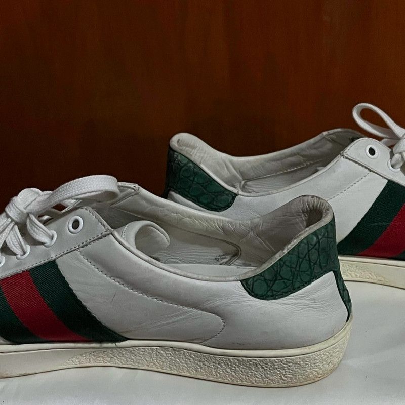 Gucci Gucci Ace Low-Top Fashion Sneakers for Men Size US 9.5 / EU 42-43 - 6 Thumbnail