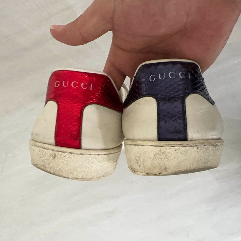 Gucci Gucci White Fashion Trend Leopard Sneakers Size US 9.5 / EU 42-43 - 3 Thumbnail