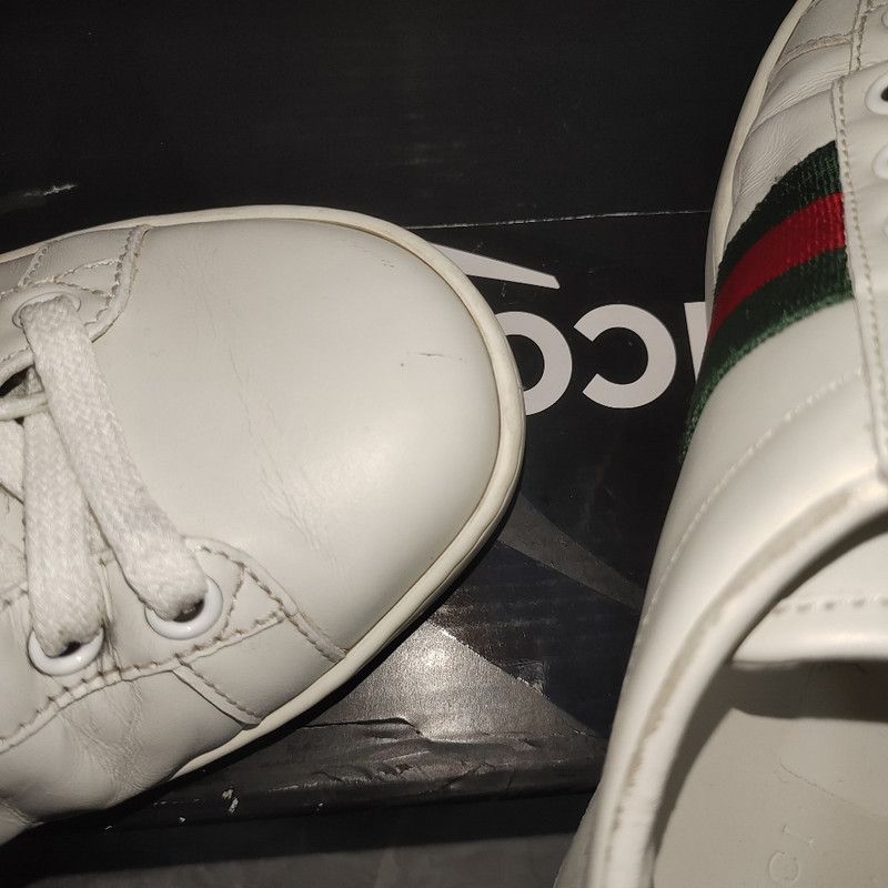 Gucci Gucci Women's Ace 'Three Little Pigs' Sneakers Size US 6.5 / EU 39-40 - 10 Thumbnail