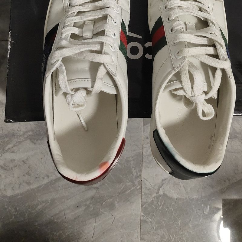 Gucci Gucci Women's Ace 'Three Little Pigs' Sneakers Size US 6.5 / EU 39-40 - 9 Thumbnail