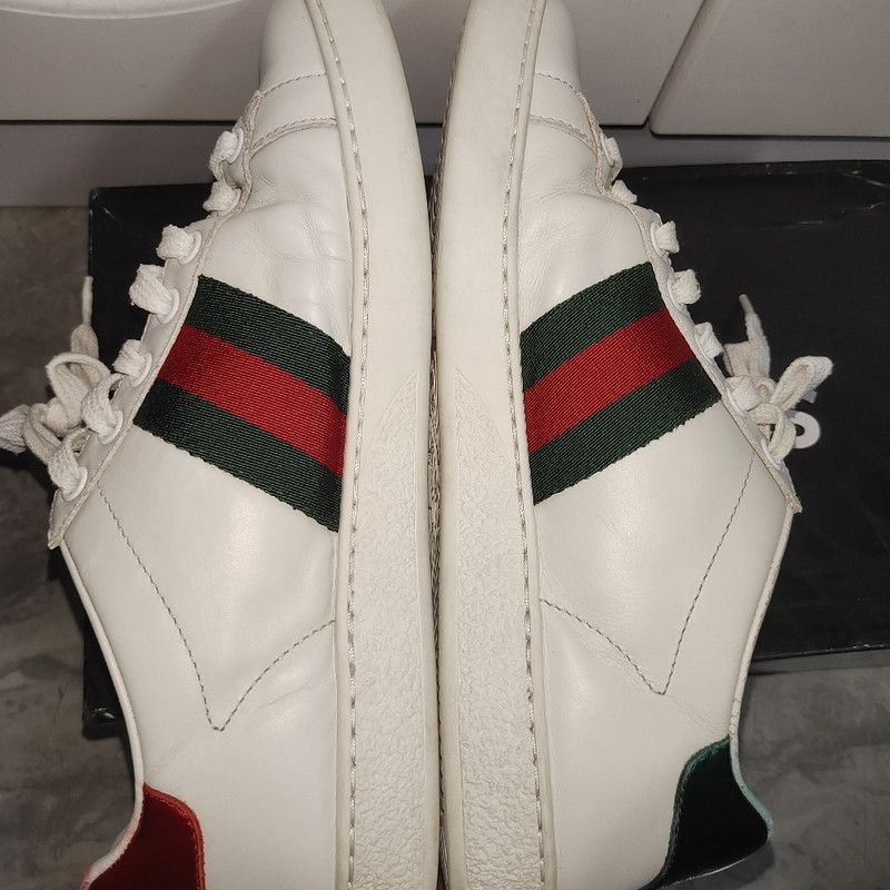 Gucci Gucci Women's Ace 'Three Little Pigs' Sneakers Size US 6.5 / EU 39-40 - 6 Thumbnail