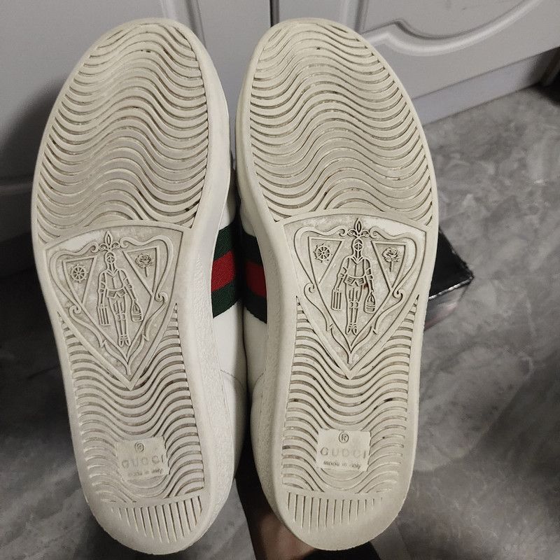 Gucci Gucci Women's Ace 'Three Little Pigs' Sneakers Size US 6.5 / EU 39-40 - 4 Thumbnail