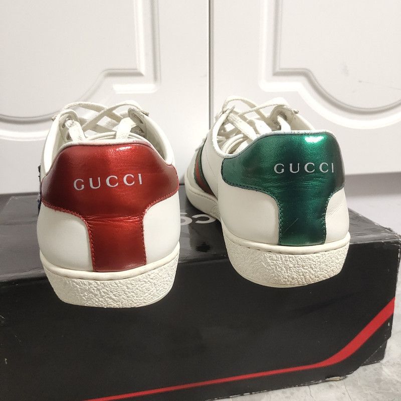 Gucci Gucci Women's Ace 'Three Little Pigs' Sneakers Size US 6.5 / EU 39-40 - 3 Thumbnail