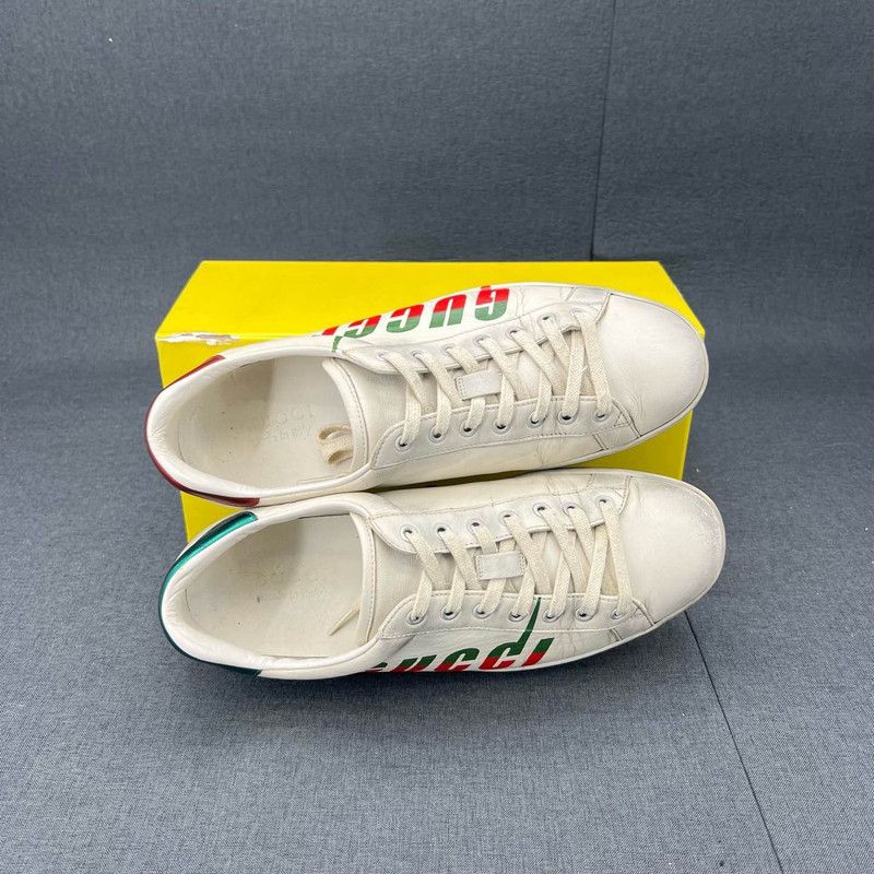 Gucci Gucci ACE Blade Vintage Sneakers for Men Size US 10.5 / EU 43-44 - 6 Thumbnail