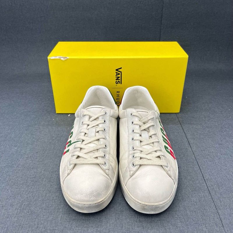 Gucci Gucci ACE Blade Vintage Sneakers for Men Size US 10.5 / EU 43-44 - 2 Thumbnail