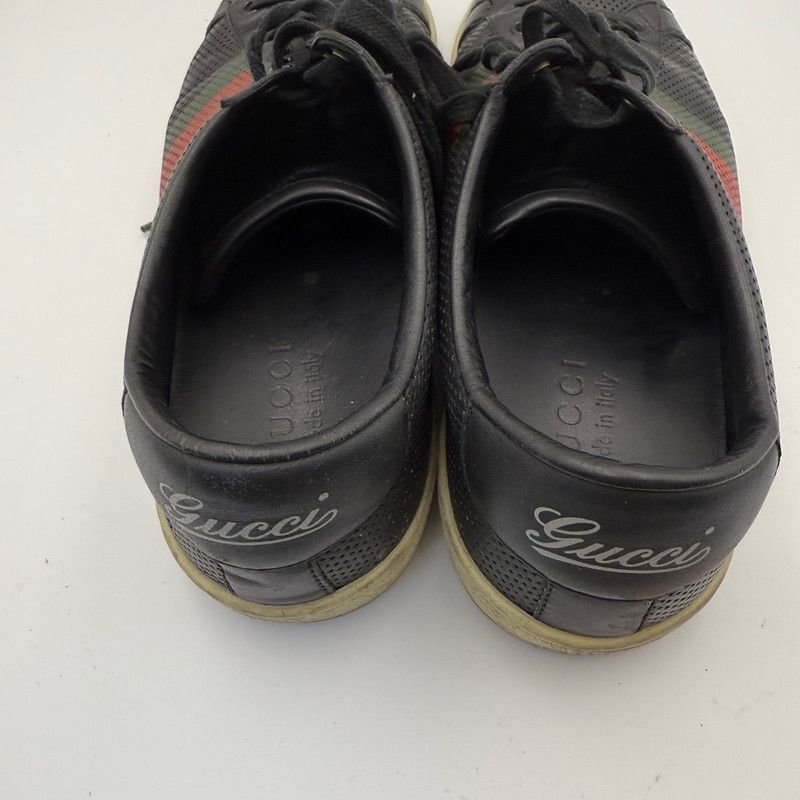 Gucci Gucci Ace Striped Low-Top Sneakers for Men Size US 9 / EU 42 - 3 Thumbnail