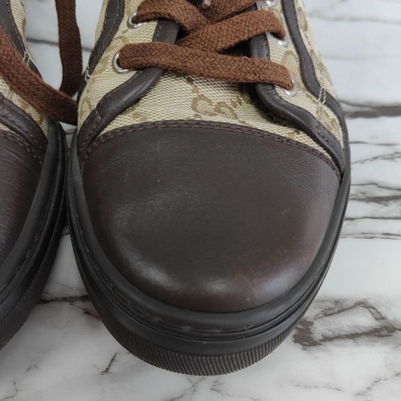 Gucci Gucci Brown Casual Sneakers for Everyday Wear Size US 6.5 / EU 39-40 - 8 Thumbnail
