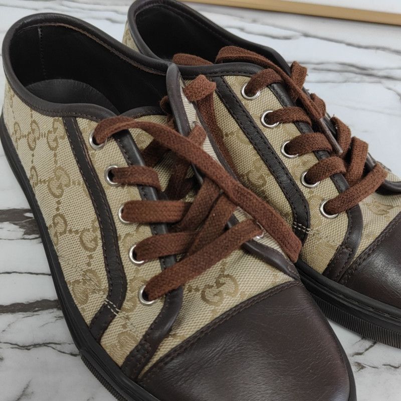 Gucci Gucci Brown Casual Sneakers for Everyday Wear Size US 6.5 / EU 39-40 - 6 Thumbnail