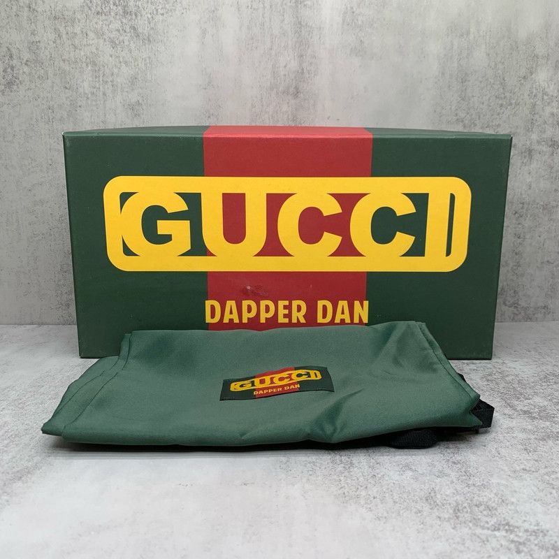 Gucci Gucci Low-Top GG Canvas Sneakers in Green and White Size US 7.5 / EU 40-41 - 11 Thumbnail