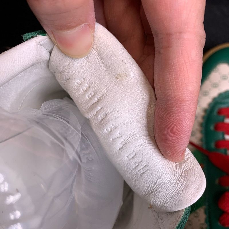Gucci Gucci Low-Top GG Canvas Sneakers in Green and White Size US 7.5 / EU 40-41 - 10 Thumbnail