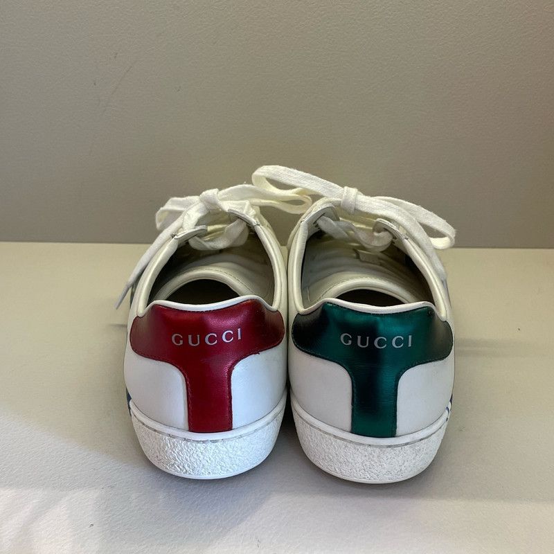 Gucci Gucci ACE Loved Leather Sneakers for Men Size US 8 / EU 41 - 3 Thumbnail