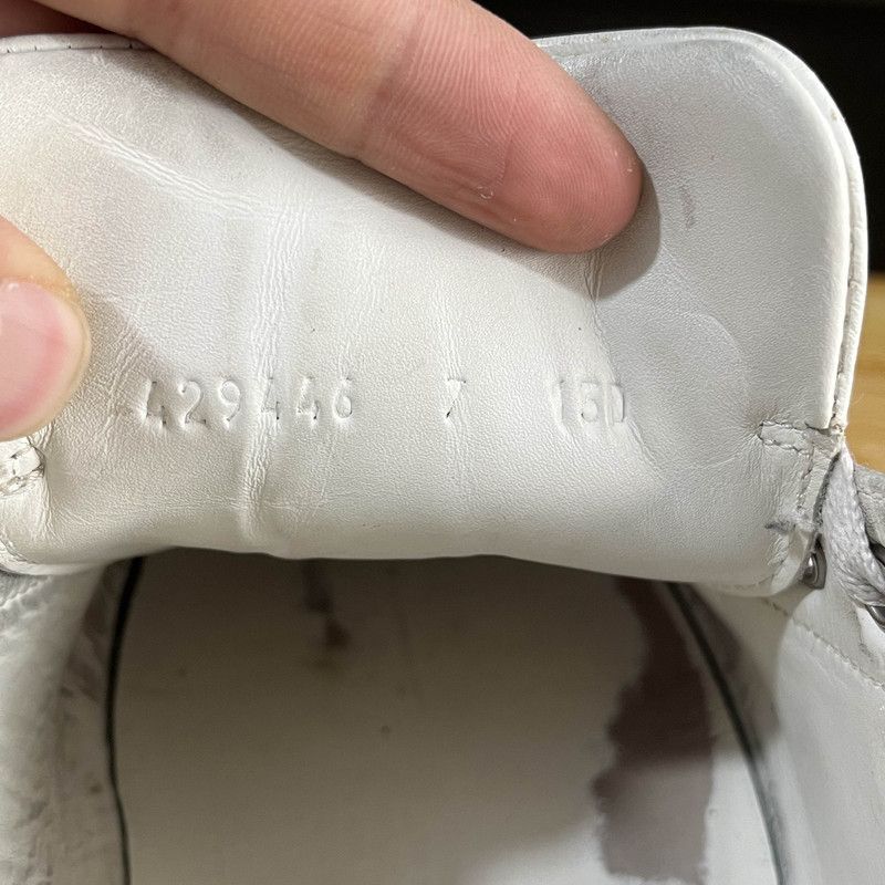Gucci Gucci Ace White Green Fashion Sneakers for Men Size US 8 / EU 41 - 4 Thumbnail