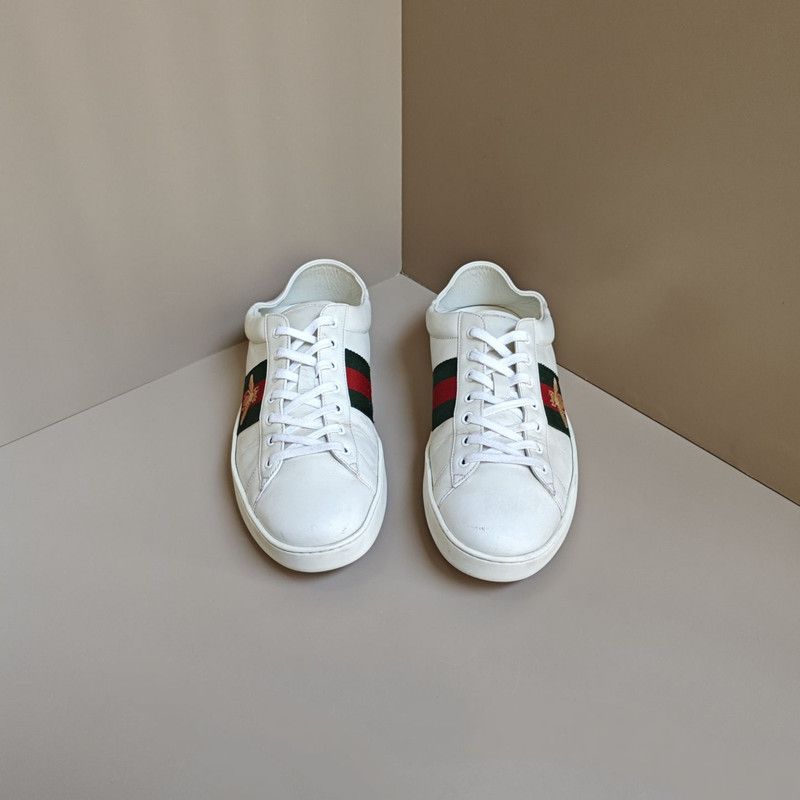 Gucci Gucci Ace Low-Top Lace-Up Sneakers Size US 11 / EU 44 - 2 Thumbnail