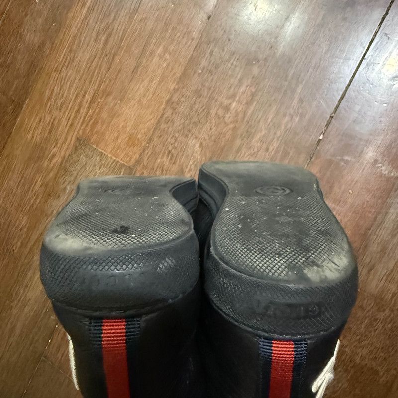Gucci Gucci Black Patterned High-Top Sneakers Size US 8 / EU 41 - 5 Thumbnail