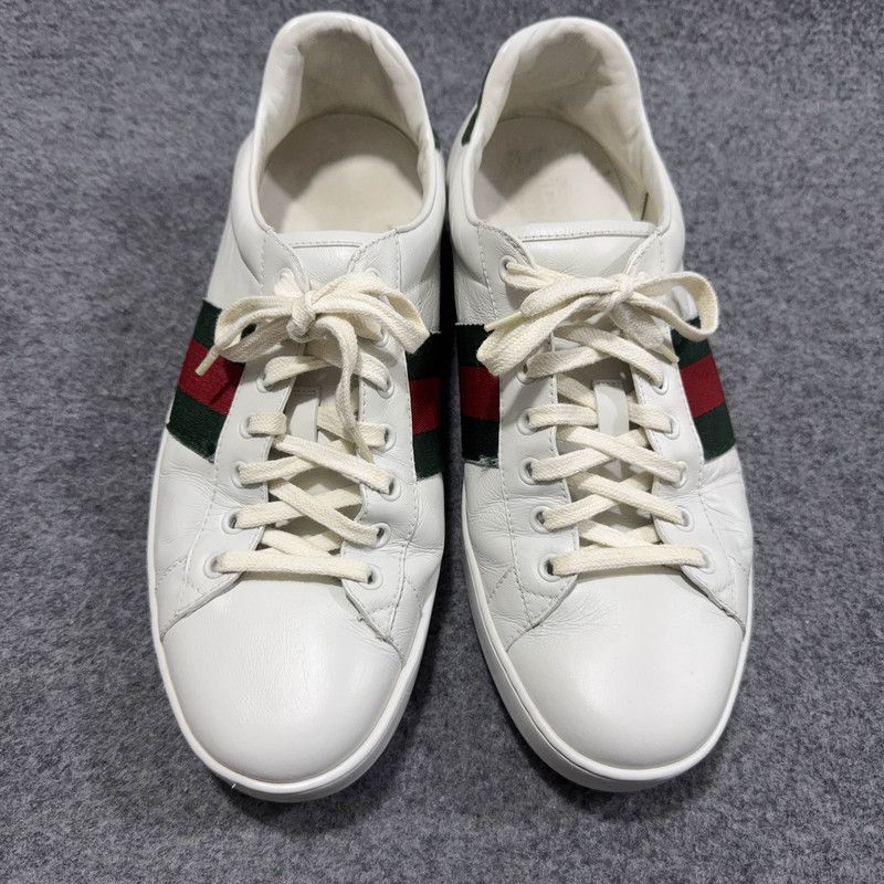 Gucci Gucci Ace Low-Top Fashion Sneakers for Men Size US 9.5 / EU 42-43 - 2 Thumbnail