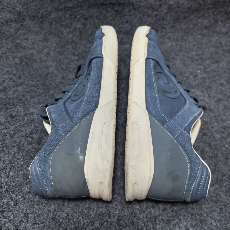 Gucci Gucci Blue Suede Sneakers for Men Size US 9 / EU 42 - 8 Thumbnail