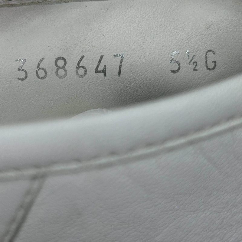 Gucci Gucci White Round Toe Studded High-Top Sneakers Size US 8.5 / EU 41-42 - 5 Thumbnail