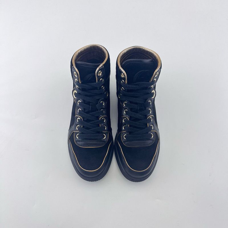 Gucci Gucci High-Top Lace-Up Sneakers for Men and Women Size US 5 / EU 37 - 2 Thumbnail
