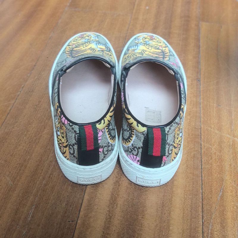 Gucci Gucci Casual Slip-On Shoes with Tiger Print Size US 5.5 / EU 38 - 3 Thumbnail