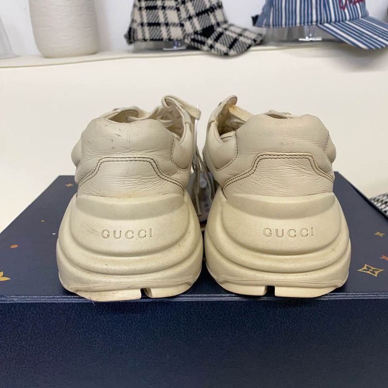 Gucci Gucci Rhyton Logo Platform Sneakers for Men Size US 8 / EU 41 - 3 Thumbnail