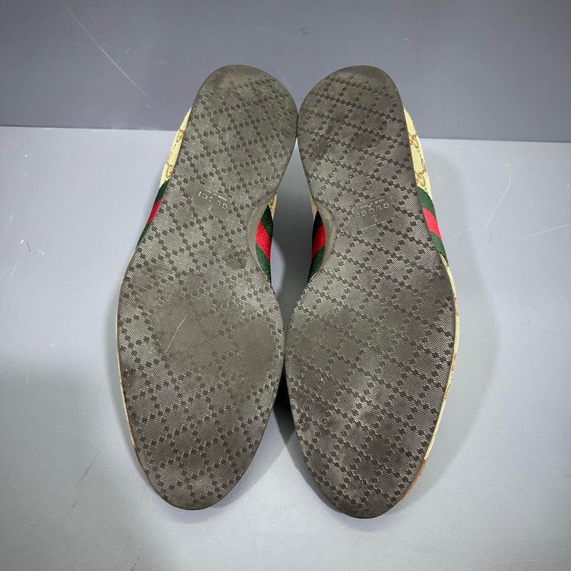 Gucci Gucci Brown Leather Low-Top Casual Sneakers Size US 10.5 / EU 43-44 - 3 Thumbnail