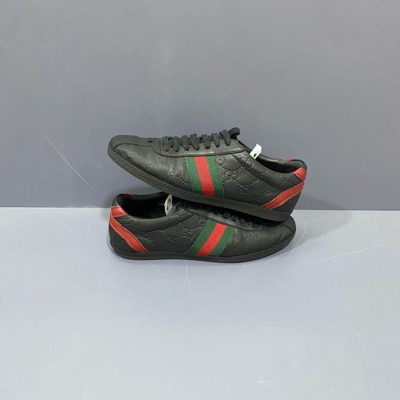 Gucci Gucci Low-Top Sneakers with Signature Stripes Size US 5.5 / EU 38 - 6 Thumbnail