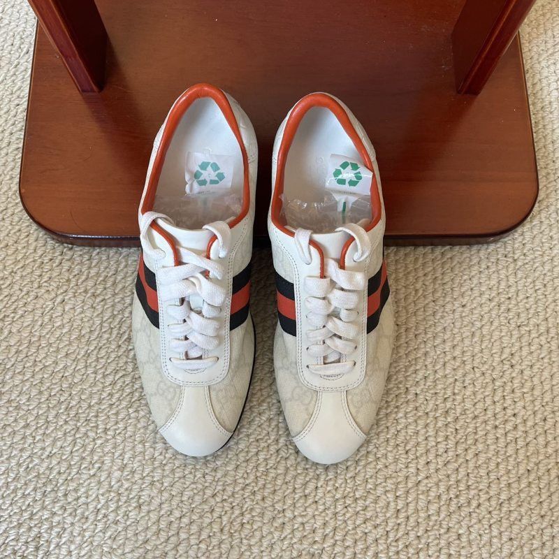 Gucci Gucci Monogram Lace-Up Fashion Sneakers Size US 5.5 / EU 38 - 2 Thumbnail