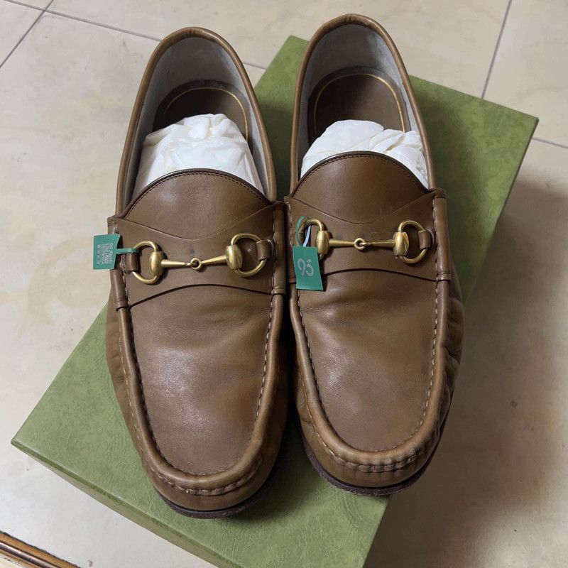 Gucci Gucci Horsebit 1953 Leather Loafers for Men Size US 11 / EU 44 - 2 Thumbnail