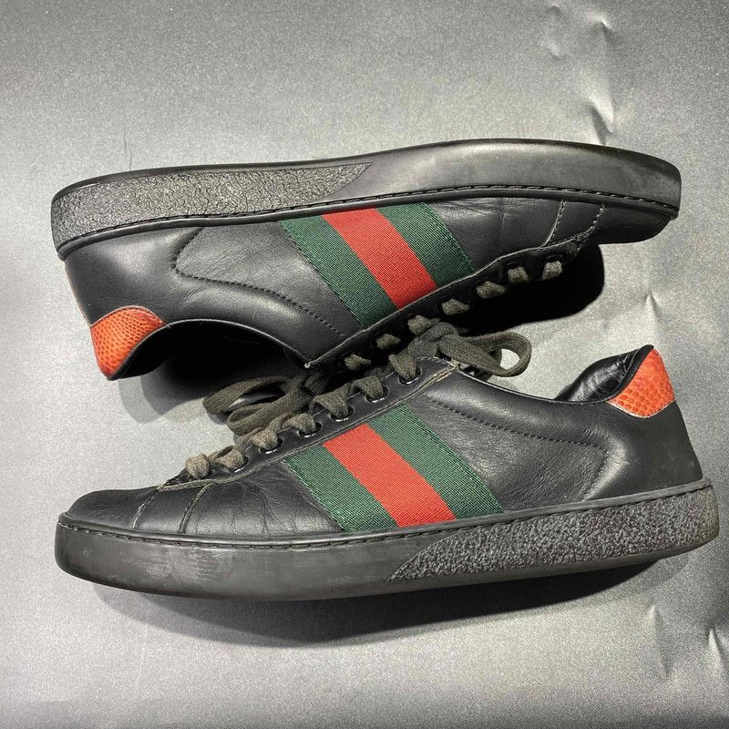 Gucci Gucci Ace Stripe Low-Top Sneakers for Men Size US 7.5 / EU 40-41 - 6 Thumbnail