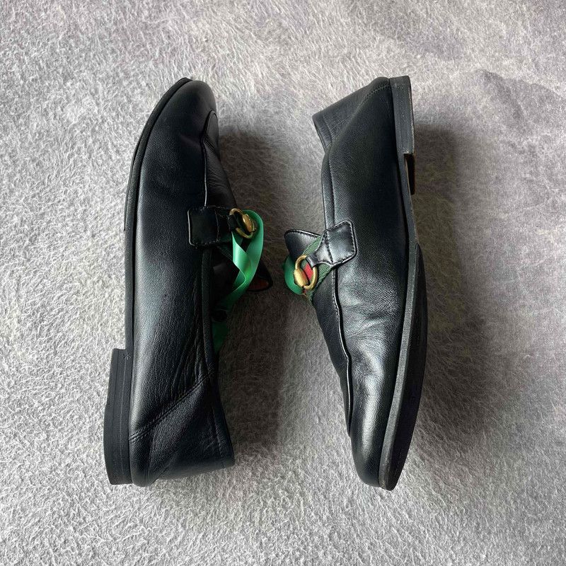 Gucci Gucci Leather Loafers with Horsebit Detail Size US 9 / EU 42 - 5 Thumbnail