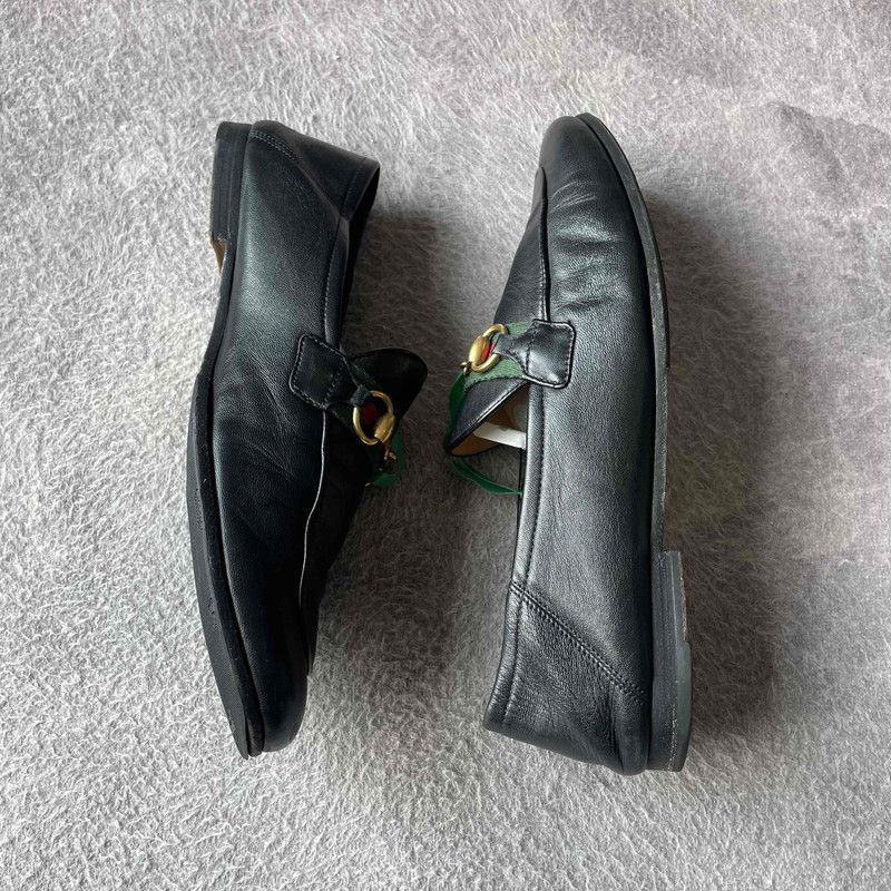 Gucci Gucci Leather Loafers with Horsebit Detail Size US 9 / EU 42 - 6 Thumbnail