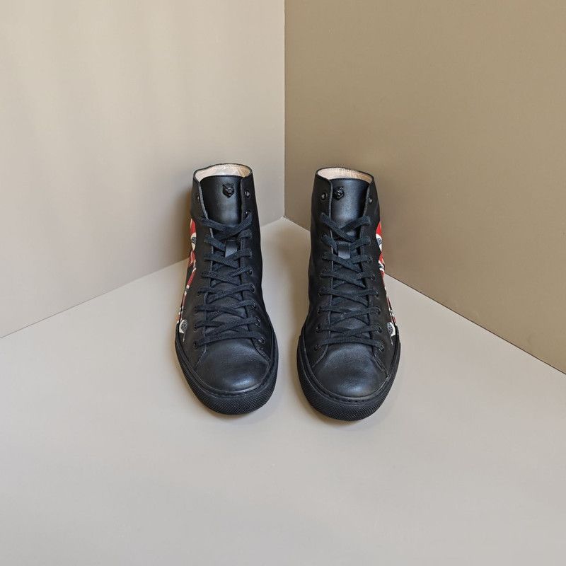Gucci Gucci Stylish High-Top Sneakers with Snake Print Size US 8.5 / EU 41-42 - 2 Thumbnail