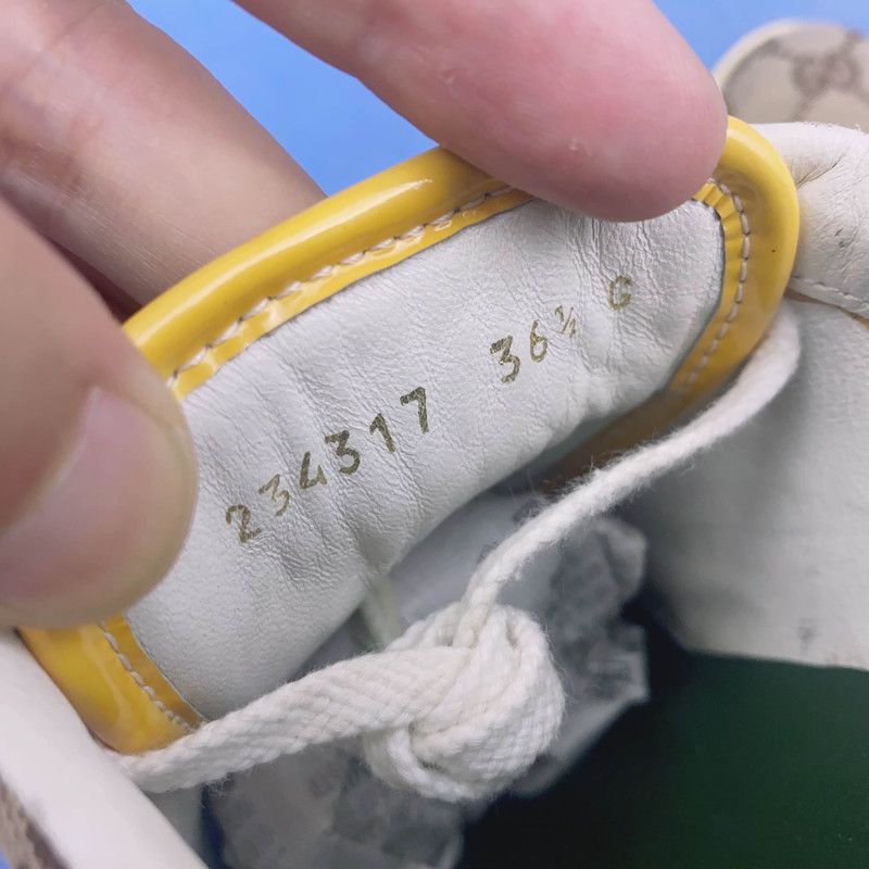 Gucci Gucci Brown and Yellow Casual Sneakers Size US 6.5 / EU 39-40 - 5 Thumbnail