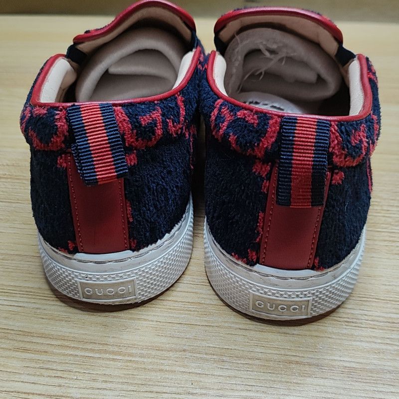 Gucci Gucci Red Slip-On Casual Shoes for Men Size US 8 / EU 41 - 3 Thumbnail