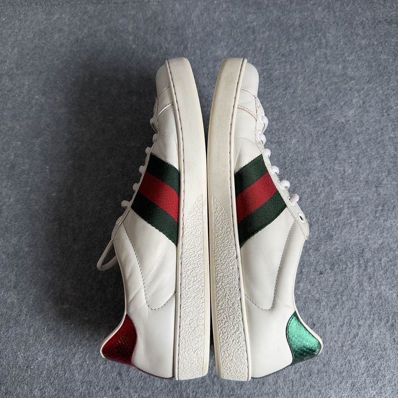 Gucci Gucci Ace Tiger Embroidery White Sneakers Size US 8 / EU 41 - 6 Thumbnail