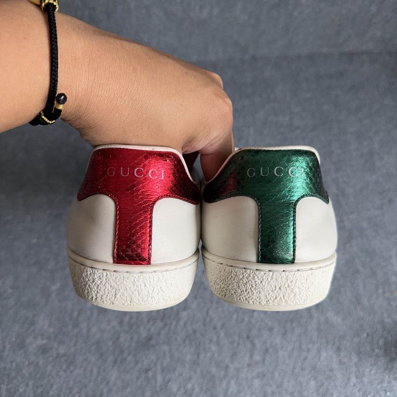 Gucci Gucci Ace Tiger Embroidery White Sneakers Size US 8 / EU 41 - 3 Thumbnail