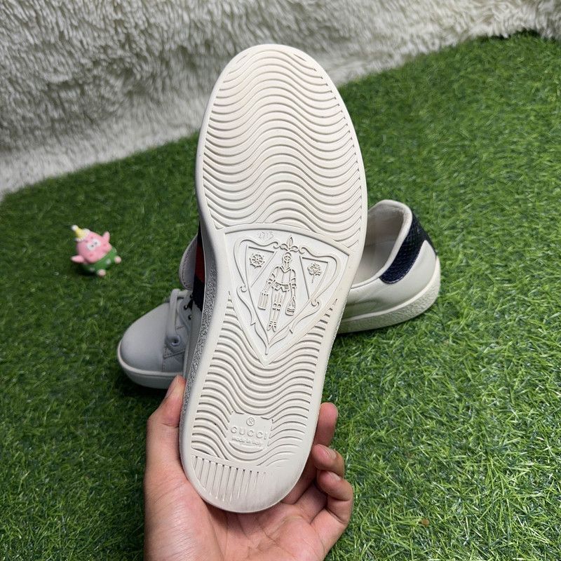 Gucci Gucci Fashionable White Sneaker with Leopard Design Size US 8 / EU 41 - 5 Thumbnail