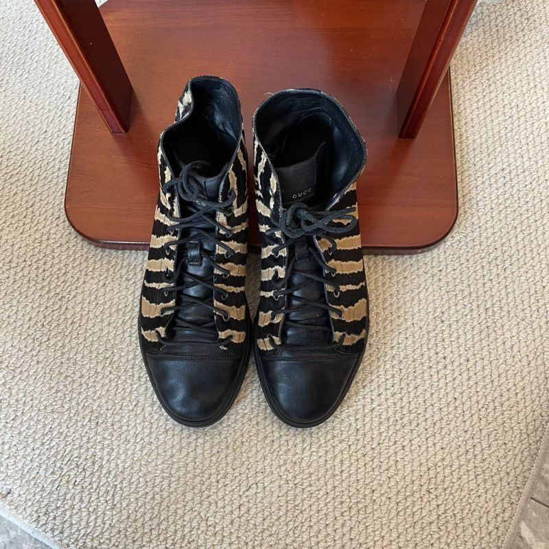 Gucci Gucci Black and Yellow Casual Sneakers Size US 8.5 / EU 41-42 - 2 Thumbnail