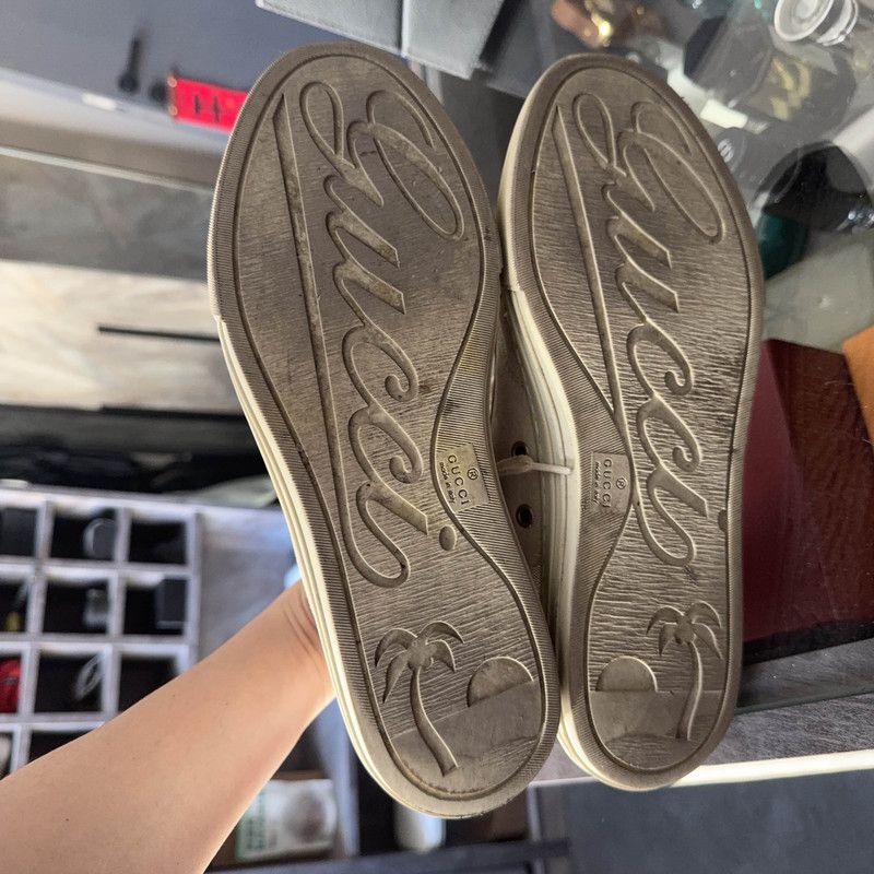 Gucci Gucci Vintage High-Top Sneakers in White Size US 8 / EU 41 - 3 Thumbnail