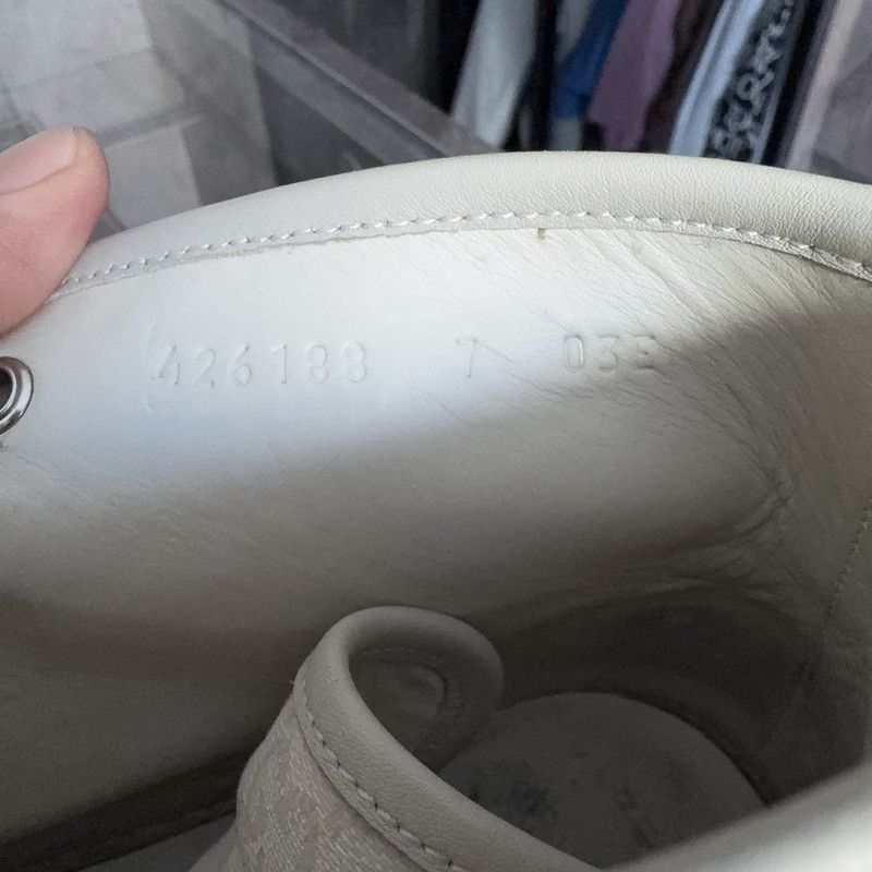 Gucci Gucci Vintage High-Top Sneakers in White Size US 8 / EU 41 - 4 Thumbnail
