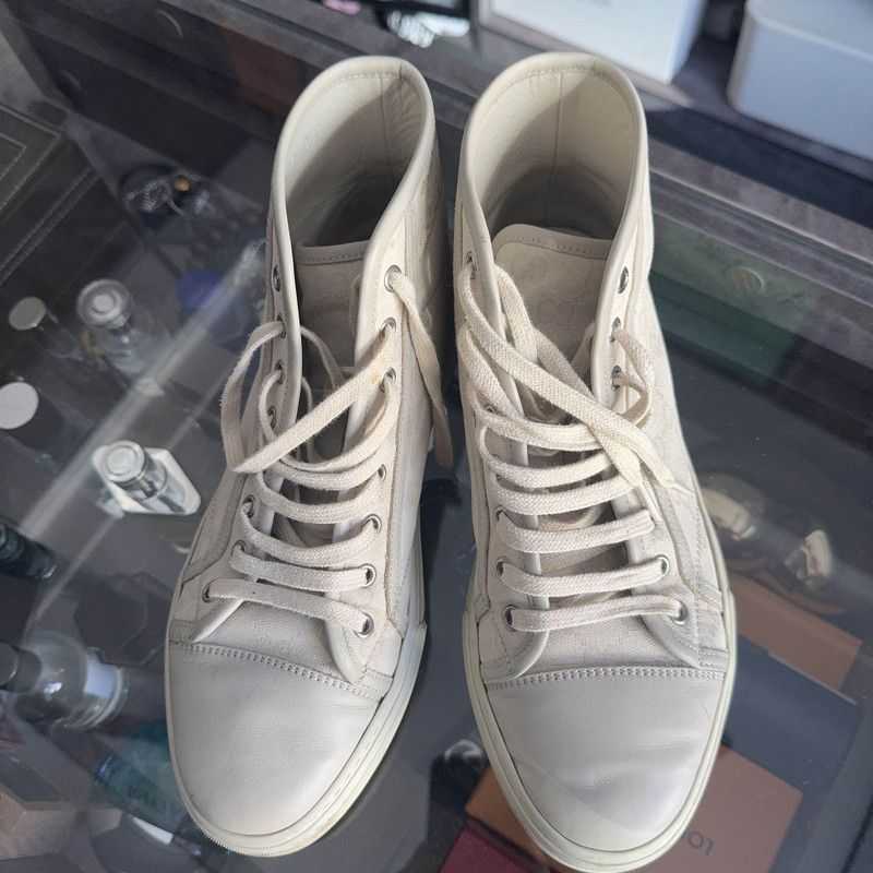 Gucci Gucci Vintage High-Top Sneakers in White Size US 8 / EU 41 - 2 Thumbnail