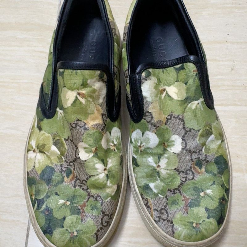 Gucci GUCCI Floral Slip-On Sneakers for Men Size US 9.5 / EU 42-43 - 2 Thumbnail